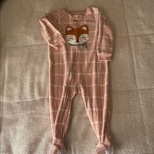 Carters Fleece Onesie Pajamas.